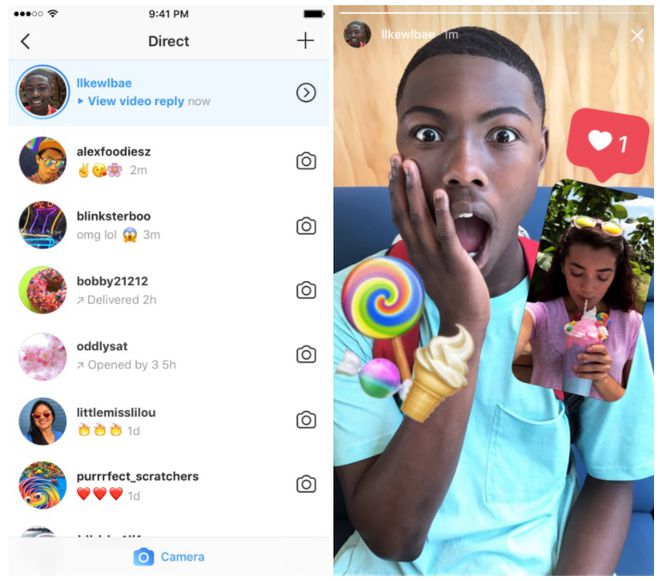 Os cofundadores do Instagram, Kevin Systrom e Mike Krieger, admitiram que uma das razões para a criação do Instagram Stories era a de impedir que usuários deixassem o app e acessassem o Snapchat  