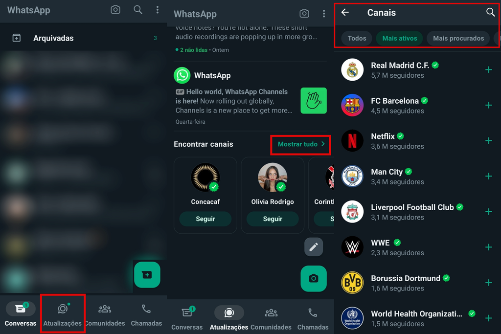 Descubra como utilizar os canais do WhatsApp para se comunicar com seu ...