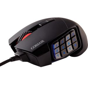 Mouse Gamer Corsair Scimitar PRO, RGB, 16000DPI, 17 Botões, Preto - CH-9304311-NA [CUPOM]