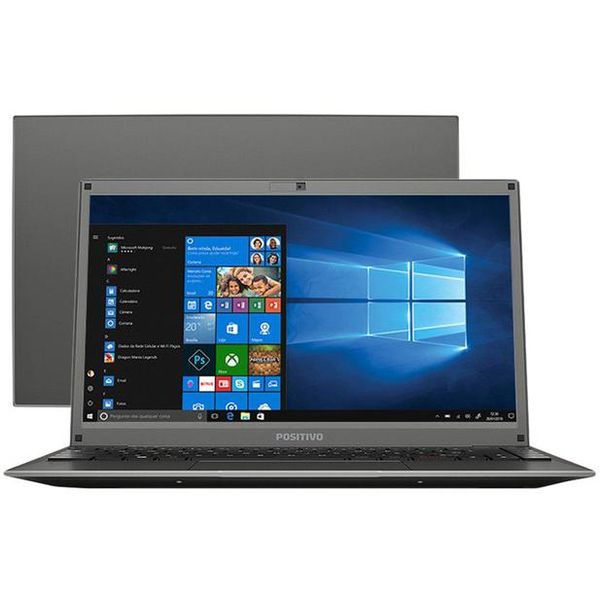 Notebook Positivo Motion C4500D Intel Celeron Dual - Core 4GB 500GB 14” Windows 10 [CUPOM]