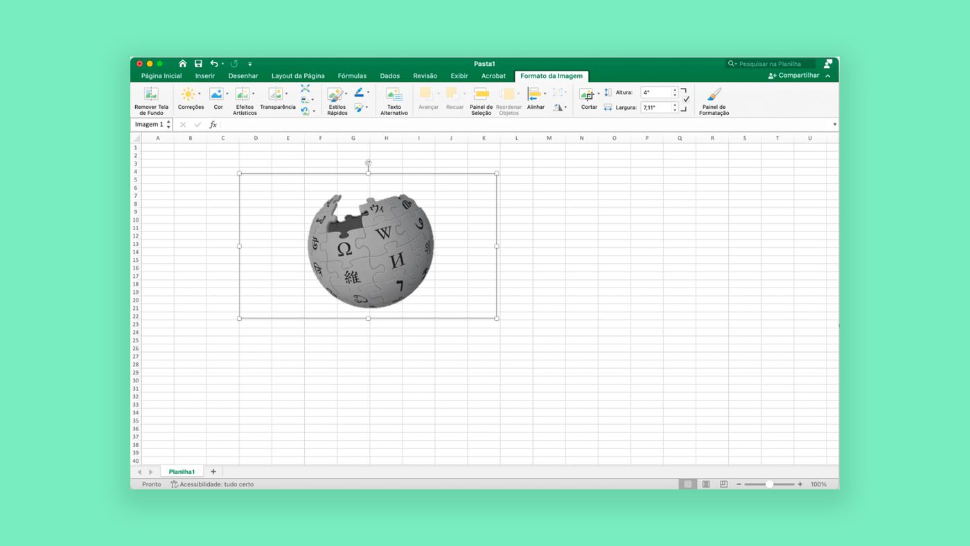 Como remover o fundo de uma imagem no Excel Canaltech