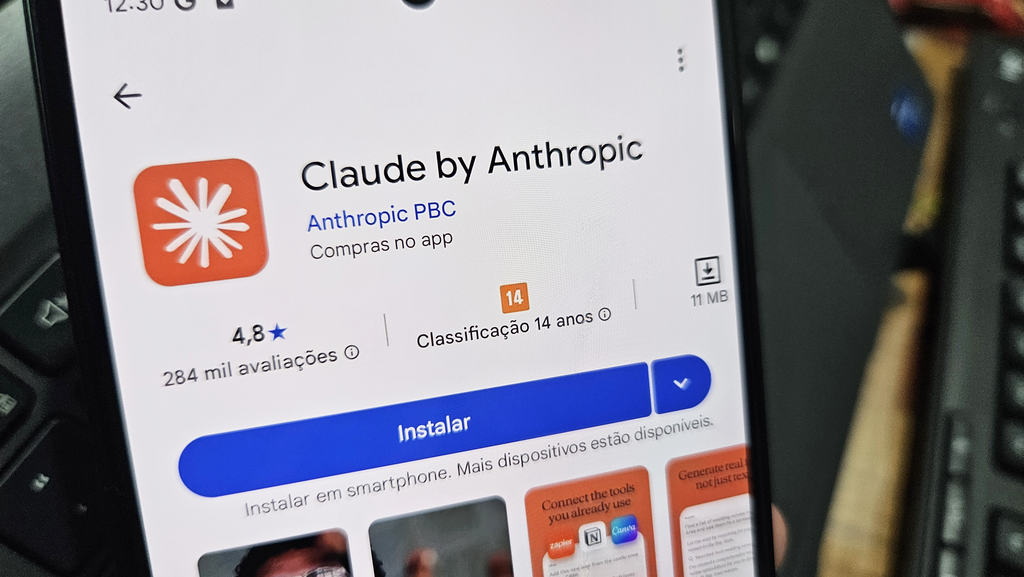 App Claude na Play Store