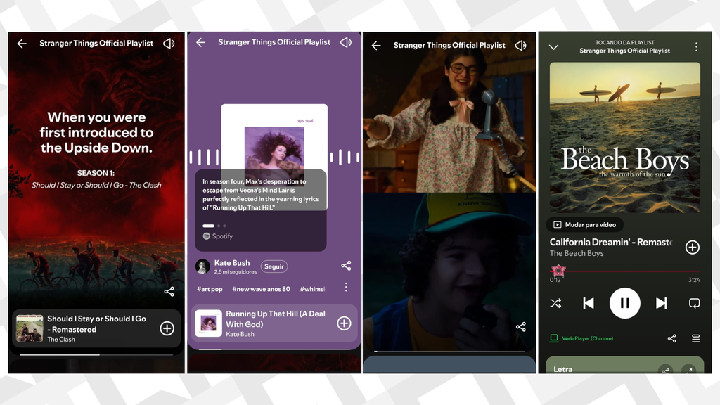 Playlist de Stranger Things no Spotify