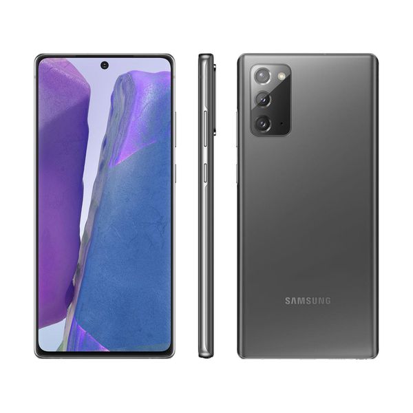 [APP + CLIENTE OURO] Smartphone Samsung Galaxy Note 20 256GB Mystic - Gray 8GB RAM Tela 6,7” Câm. Tripla + Selfie 10MP