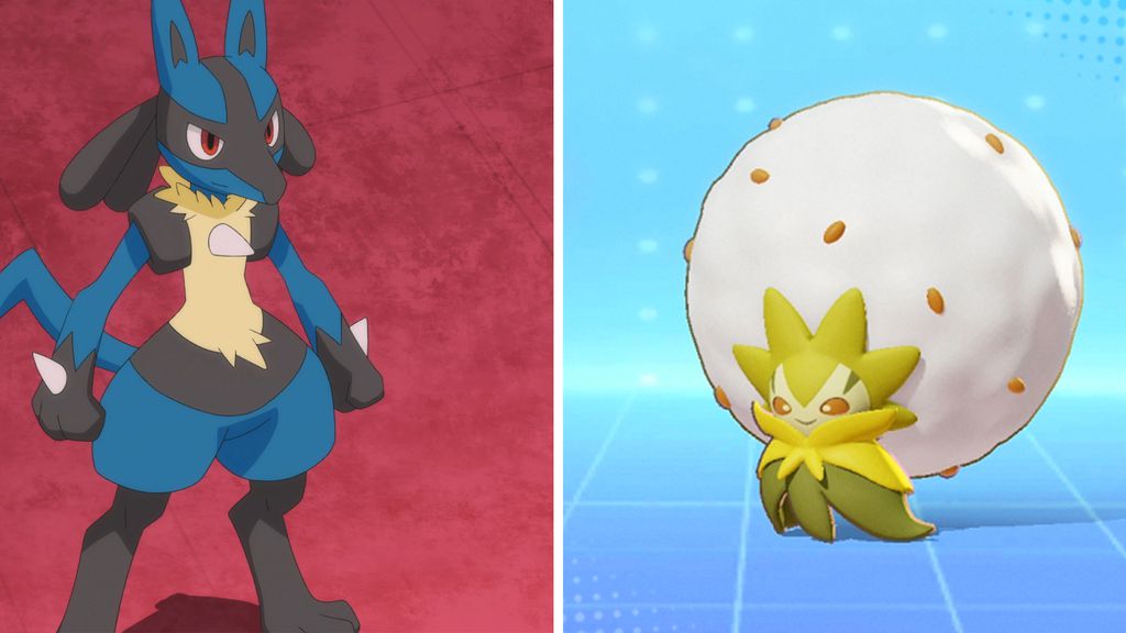 Eldegoss e Lucario são uma excelente escolha de dupla, com Lucario causando bastante dano e Eldegoss fornecendo cura e escudos. (Imagem: Montagem/Igor Pontes/Canaltech)