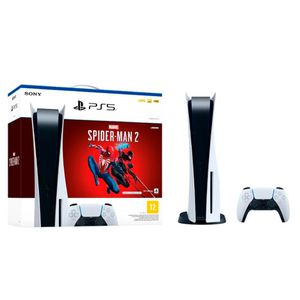 Playstation 5 Sony, SSD 825GB, Controle sem fio DualSense, Com Mídia Física + Jogo Marvel's Spider-Man 2 | CUPOM