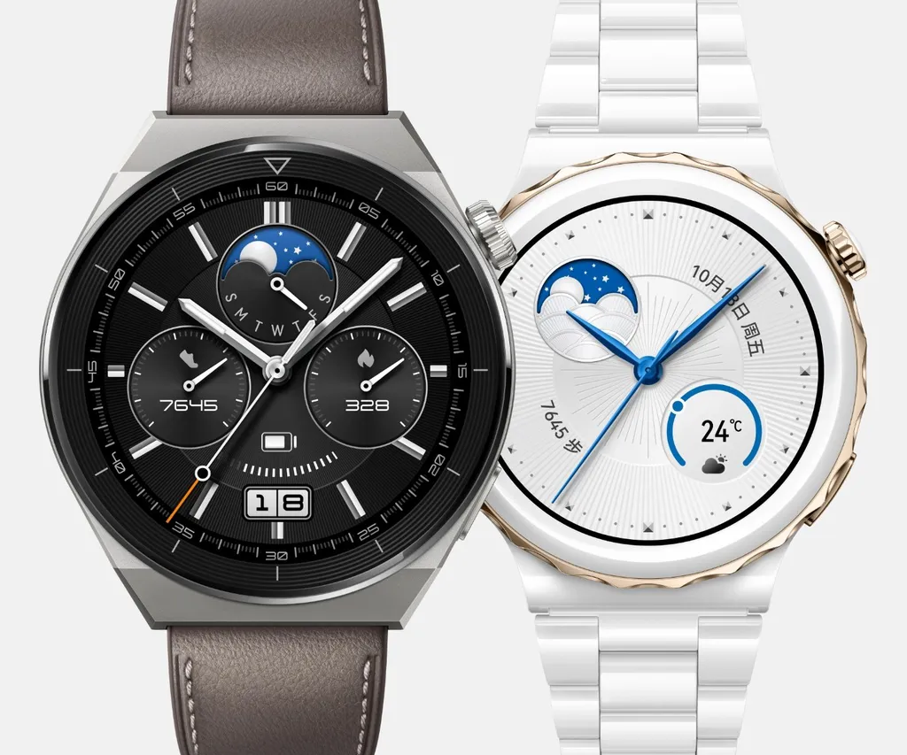 Huawei Watch GT 3 Pro foi lançado na China e ganhará mercado global em breve (Imagem: Divulgação/Huawei)