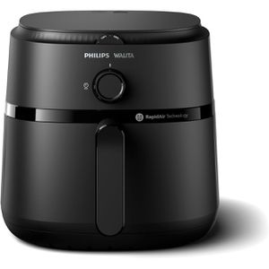 Fritadeira Airfryer Série 1000 XL, Philips Walita, 6,2 litros, Tecnologia RapidAir, Preta, 2 anos de garantia, 110v