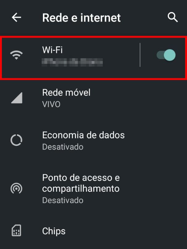Para modificar a conexão automática a redes Wi-Fi no Android, primeiro acesse as configurações do sistema (Captura de tela: Caio Carvalho/Canaltech)