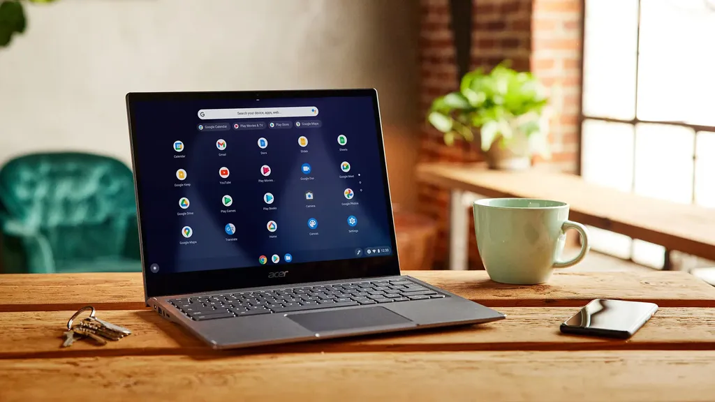O Chromebook é um dos aparelhos compatíveis com o ChromeOS (Imagem: Divulgação/Google)