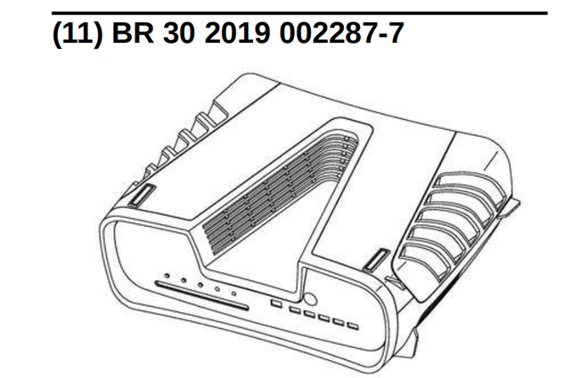 Imagem da patente que supostamente seria de um dev kit do PS5 (Imagem: Revista da Propriedade Industrial)