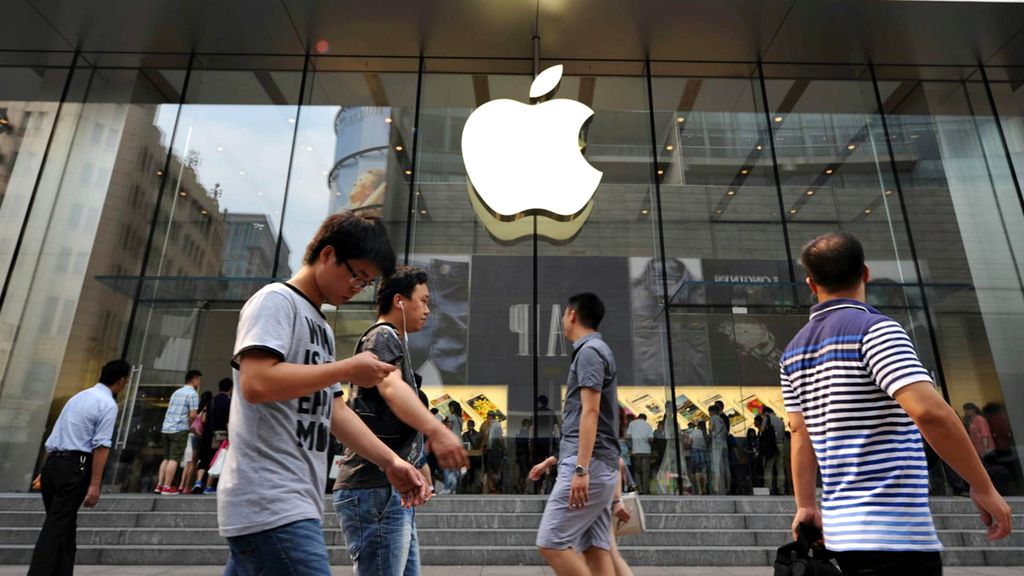 Loja da Apple na China: país asiático é um dos principais mercados da companhia norte-americana