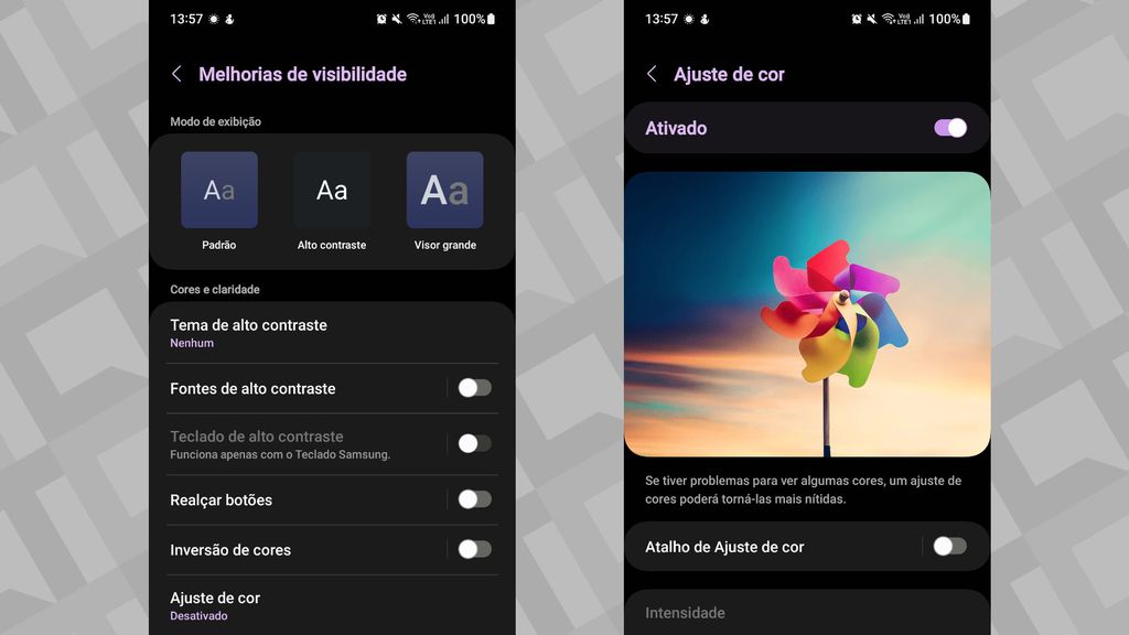Deixando celular em preto e branco