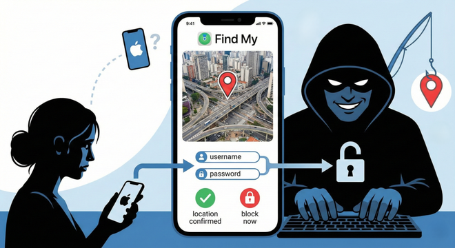 Através de uma página falsa da ferramenta 