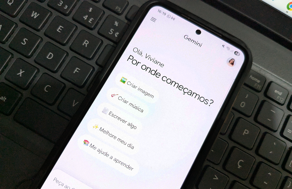 App Gemini no Android