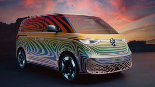 ID.Buzz, a Kombi elétrica da Volkswagen, aparece em teaser com design final