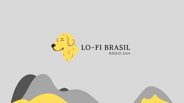 Morro, cores introspectivas, cachorro vira-lata caramelo: a brasilidade por trás da logo da Lo-Fi Brasil (Imagem: Divulgação: Rádio Lo-fi Brasil)