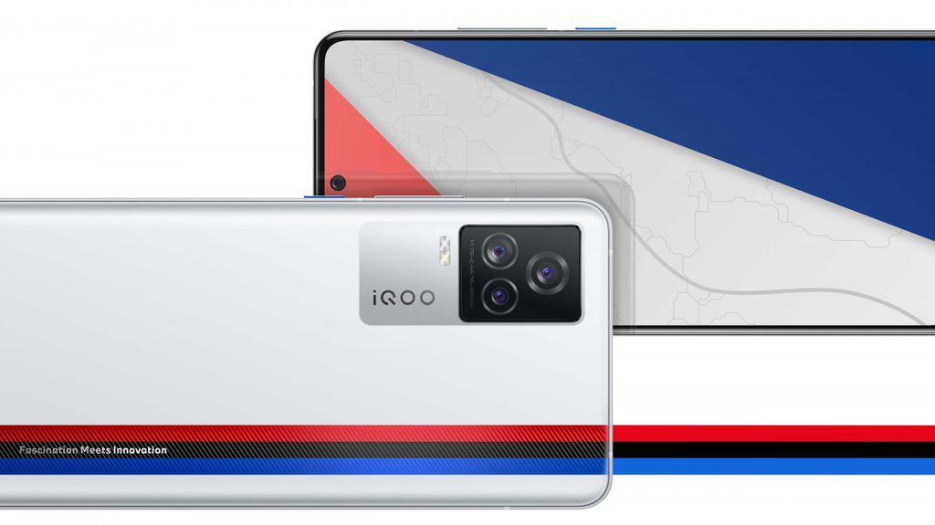 Equivalente do iQOO 7 chinês, o iQOO 7 Legend traz Snapdragon 888 e visual desenvolvido em parceria com a BMW (Imagem: Divulgação/vivo)