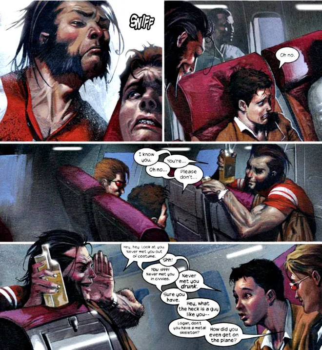 Primeiro encontro de Wollverine, Peter Parker, Matt Murdock e o Capitão América é hilário (Imagem: Reprodução/Marvel Comics)