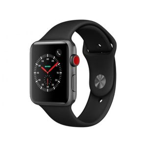 Apple Watch Series 3 42mm Cellular GPS Integrado - Wi-Fi Bluetooth Pulseira Esportiva 16GB Preto