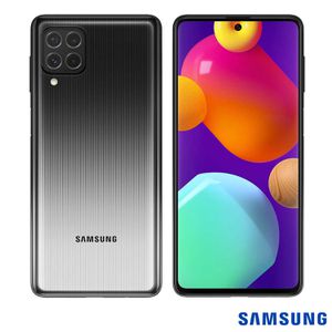 Samsung Galaxy M62 Preto, com Tela de 6,7", 4G, 128GB e Câmera Quádrupla de 64MP + 12MP + 5MP + 5MP - SM-M625FZKKZTO