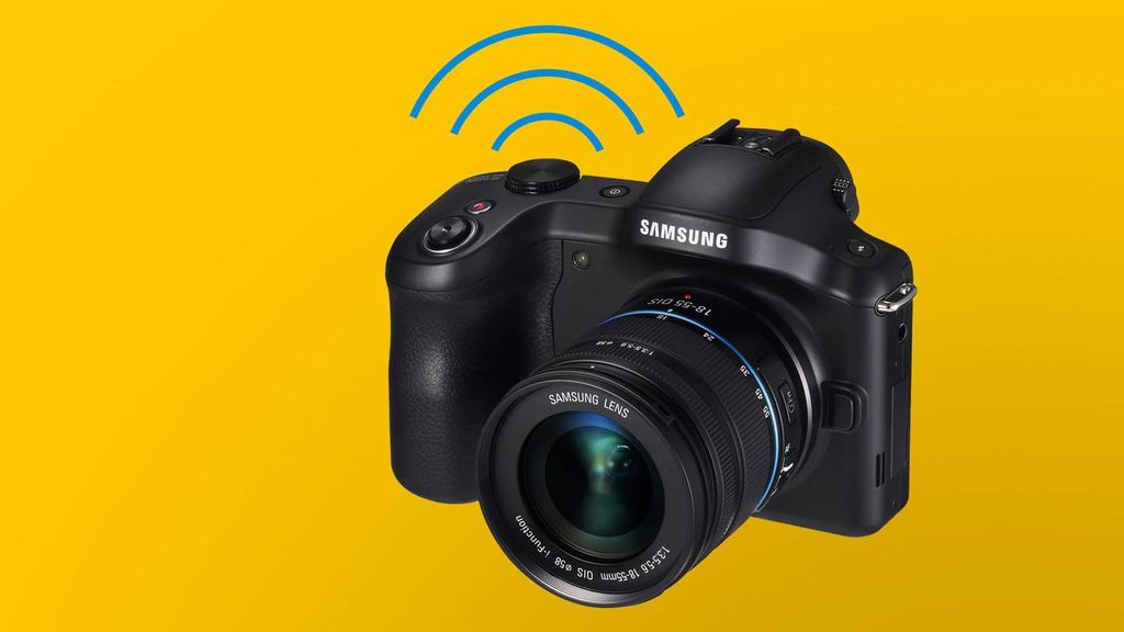 Outros tempos: câmera com lentes intercambiáveis, Galaxy NX rodava Android e tinha conexão 4G (imagem: Samsung) 