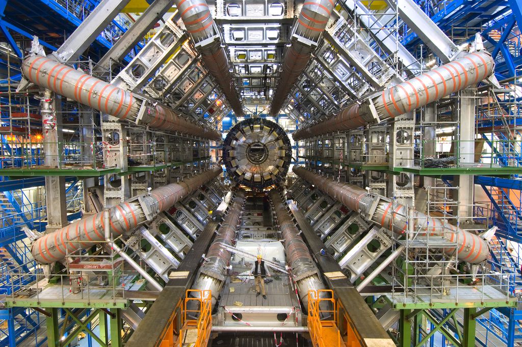 Experimento Atlas, do LHC (Imagem: Reprodução/Maximilien Brice/CERN)