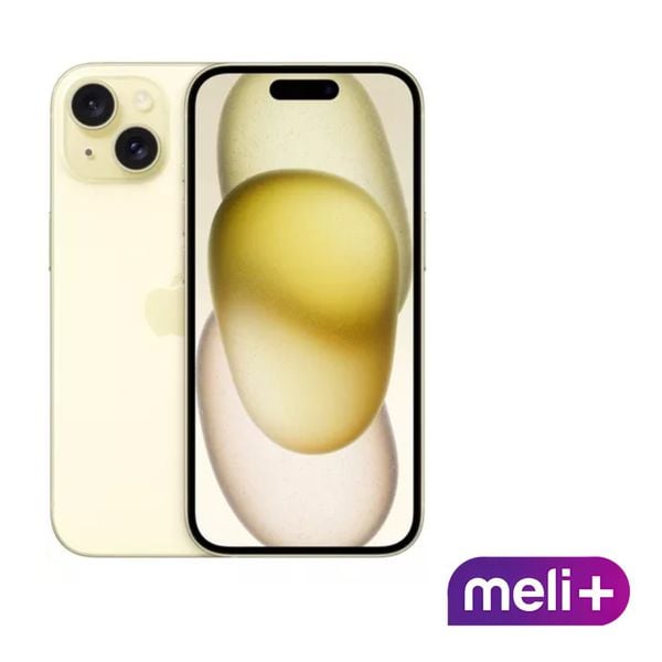 LEIA A DESCRIÇÃO | Apple iPhone 15, 128 GB, 5G, Amarelo | PIX + CUPOM NO CARRINHO, EXCLUSIVO MELI+