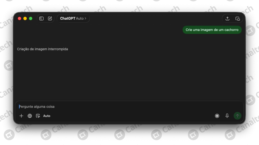 ChatGPT apresenta erro ao gerar imagens com IA nesta terça, relatam usuários (Imagem: Reprodução/Arquivo pessoal)