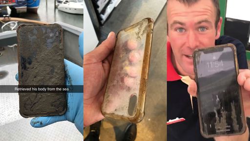 iPhone perdido no mar é encontrado após 6 dias submerso a 15 metros e funciona