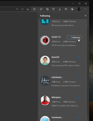 Microsoft Edge YouTube 2