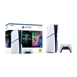 Console Sony PlayStation 5 Slim, Branco + 2 Jogos | LEIA A DESCRIÇÃO - CASHBACK