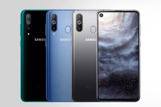Samsung anuncia seu primeiro smartphone com furo, o A8s, na China