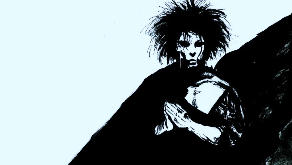 Sandman é uma série que ajudou a redefinir os quadrinhos no fim dos anos 1980 e a série sabe incorporar essa importância (Imagem: Reprodução/Vertigo)