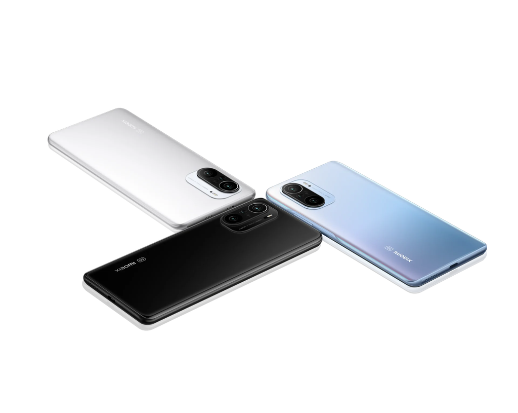 Xiaomi Mi 11i nas cores Frosty White, Cosmic Black e Celestial Silver (Imagem: Divulgação/Xiaomi)