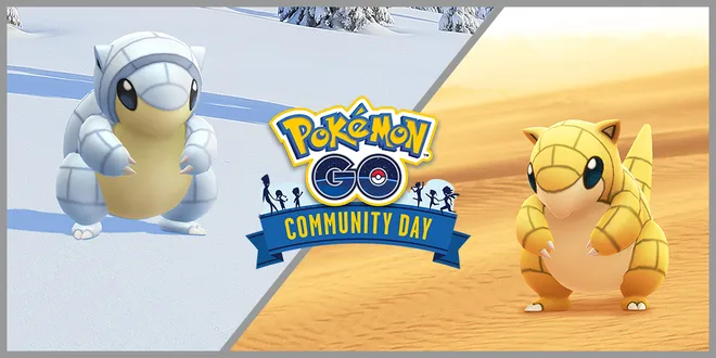 Pokémon GO: dia comunitário de março será de Sandshrew