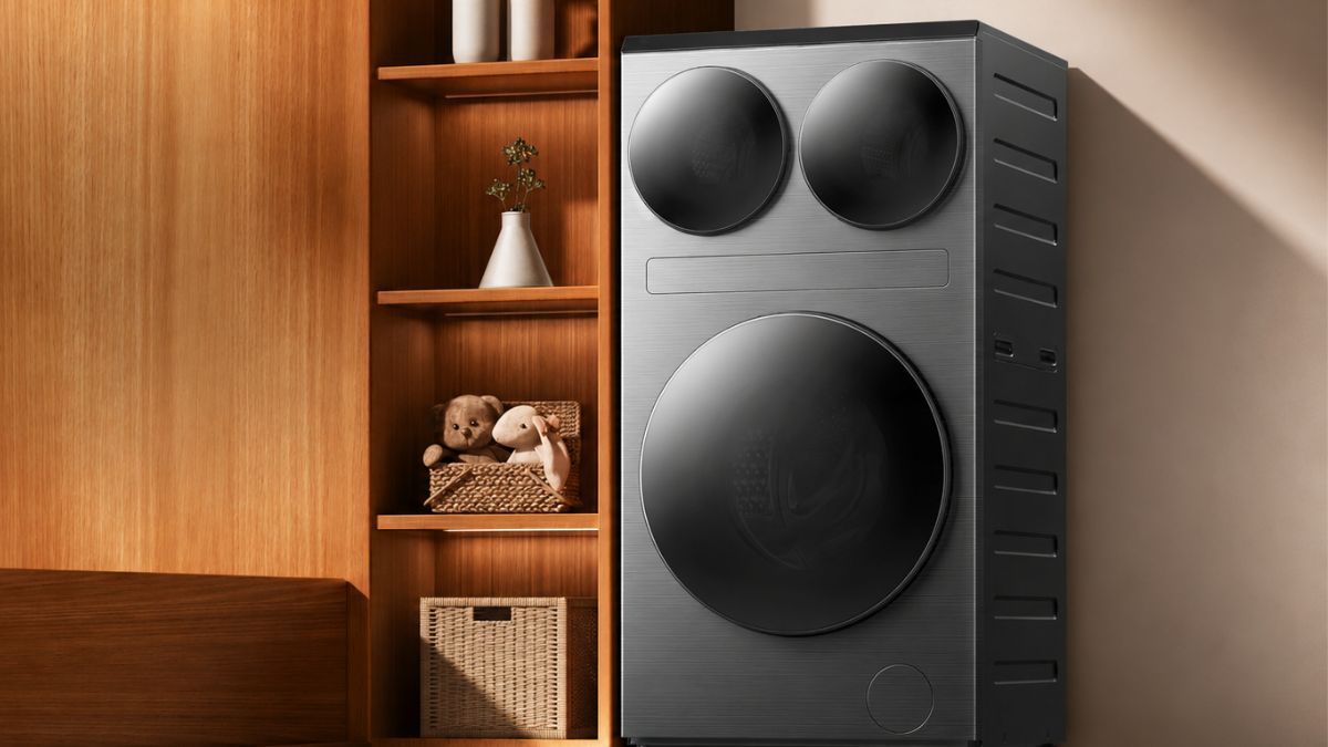Nova máquina de lavar da Xiaomi tem 3 portas e capacidade para 14 kg de roupas