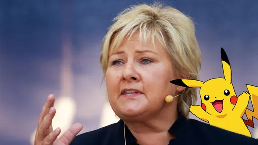 Primeira Ministra da Noruega é flagrada jogando Pokémon GO no parlamento