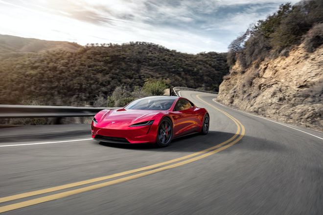 Tesla Roadster, o esportivo da Tesla, pode ganhar propulsores espaciais/ Imagem: Tesla