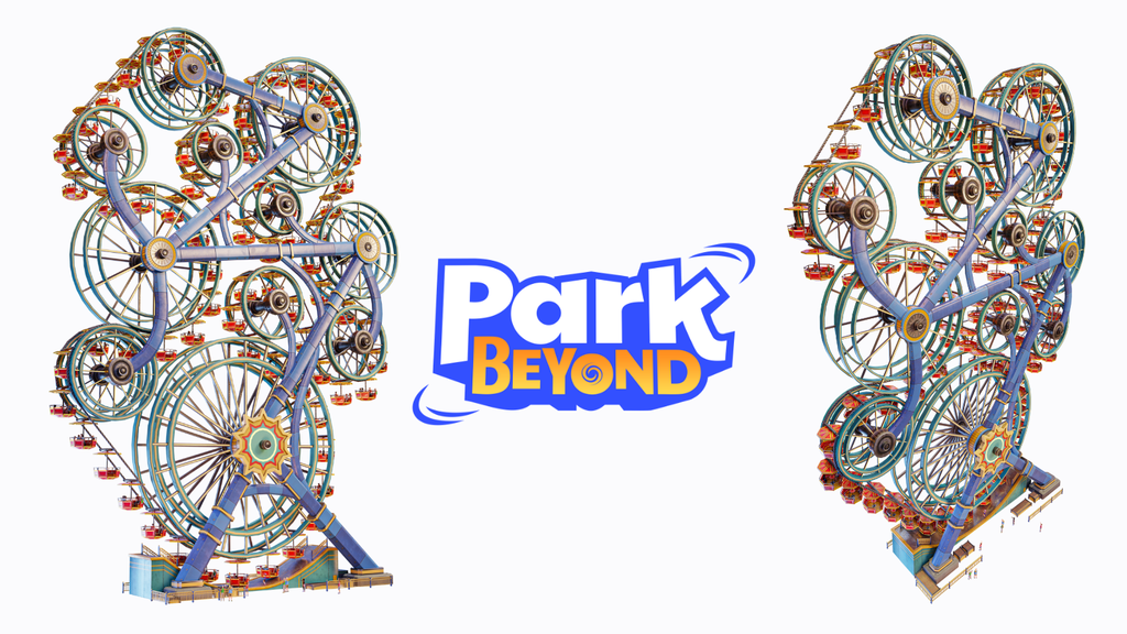 Roda-gigante "impossificada" por Park Beyond (Imagem: Montagem/Divulgação/Bandai Namco)