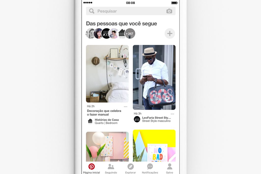 Pinterest lança guia para mostrar postagens apenas de pessoas que você segue