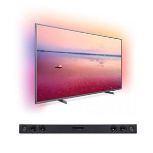 Smart TV LED Ambilight 65 Philips + Soundbar LG SK1D ABRALLK 2.0 Canais
