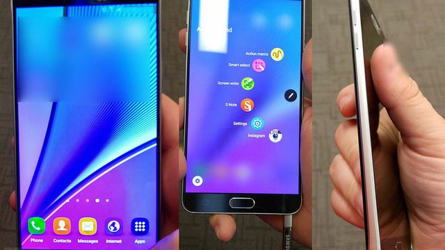 Surgem as primeiras imagens da versão final do Samsung Galaxy Note 5