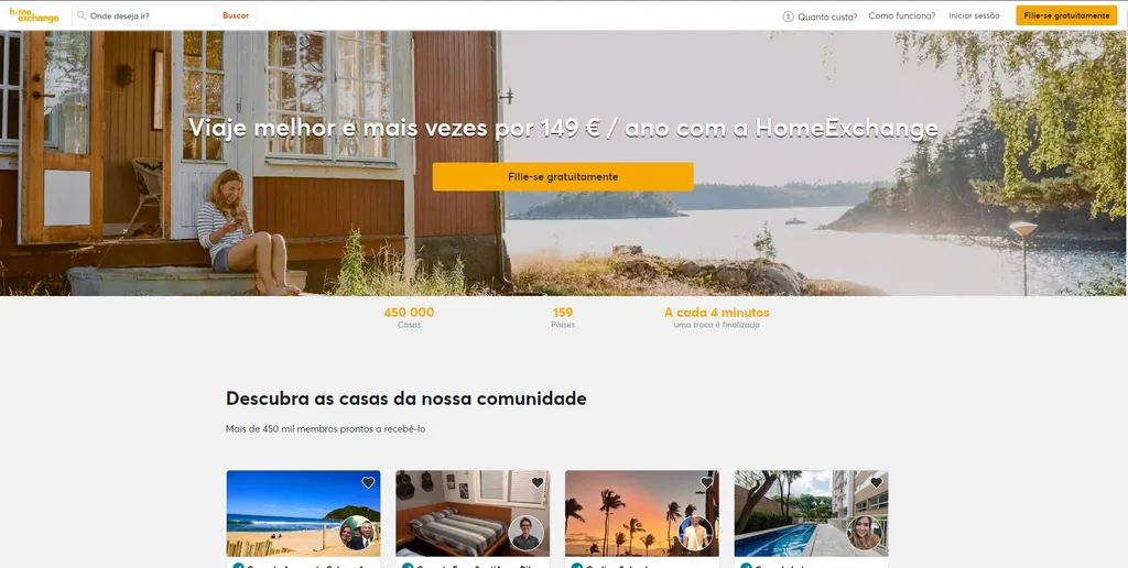 No HomeExchange, você não pode pagar pela hospedagem, porque tudo funciona na base da troca (Imagem: Captura de tela/Alveni Lisboa/Canaltech)