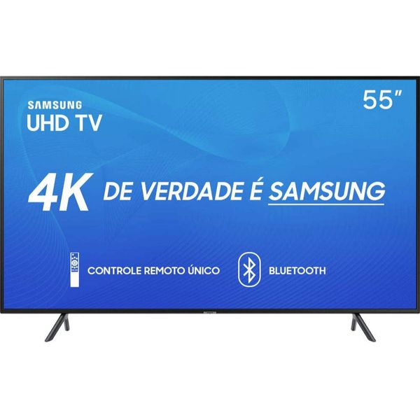 Smart TV UHD 4K 55" UN55RU7100, Visual com Cabos Escondidos, Controle Remoto Único e Bluetooth