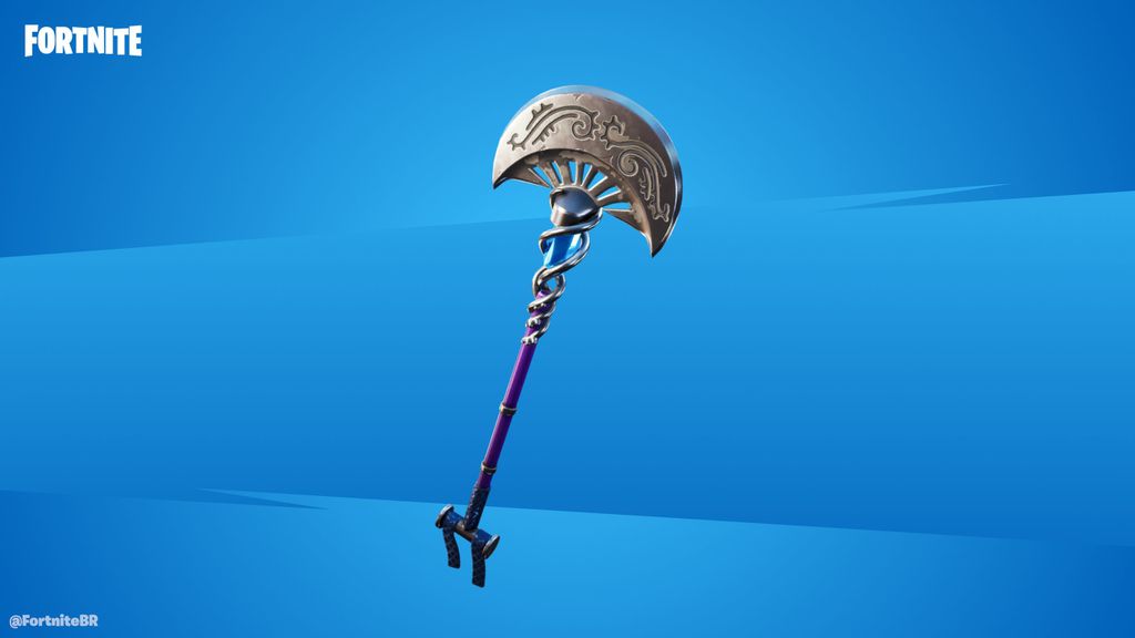 Picareta Cogumelo Crescente será dado de graça a todos os jogadores entre os dias 7 e 10 de janeiro (Foto: Reprodução/@FortniteBR/Twitter)