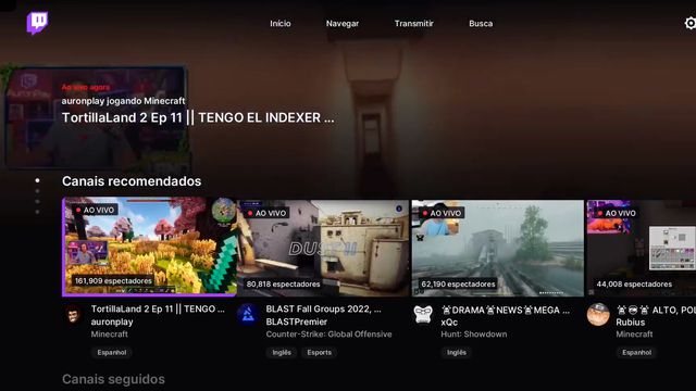 Como assistir jogos ao vivo na Twitch, plataforma de streaming da ?