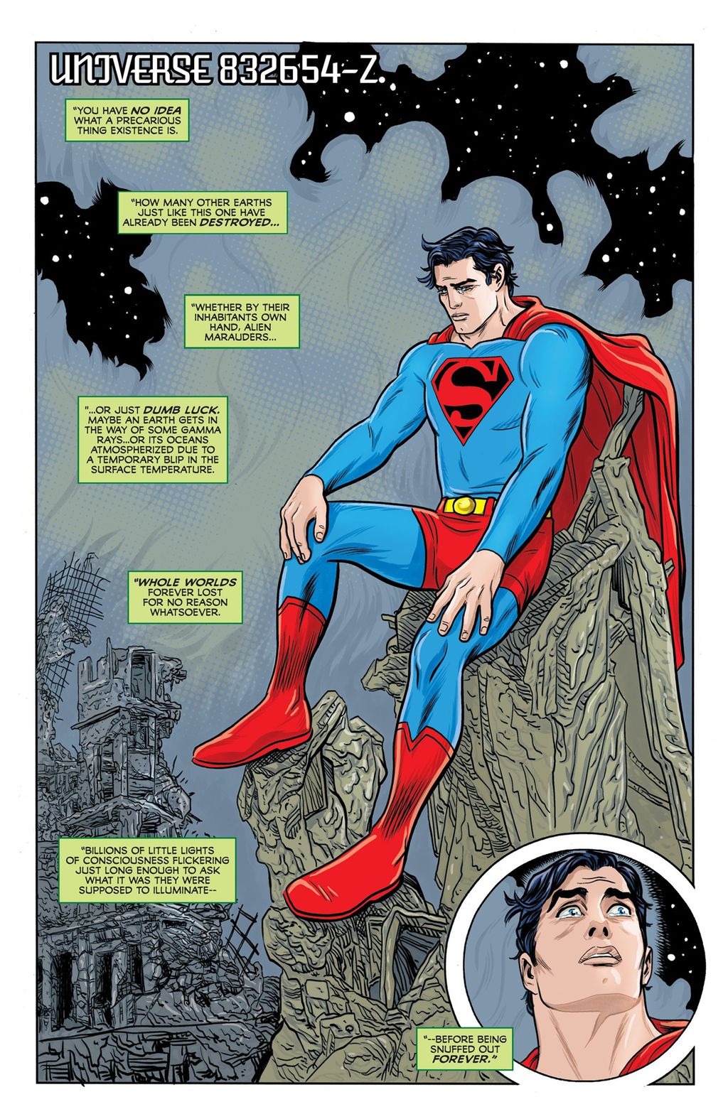 Superman: Space Age mostra o Superman fazendo sua estreia na década de 1960, envelhecendo em tempo real nas tumultuadas décadas seguintes (Imagem: Reprodução/DC Comics)