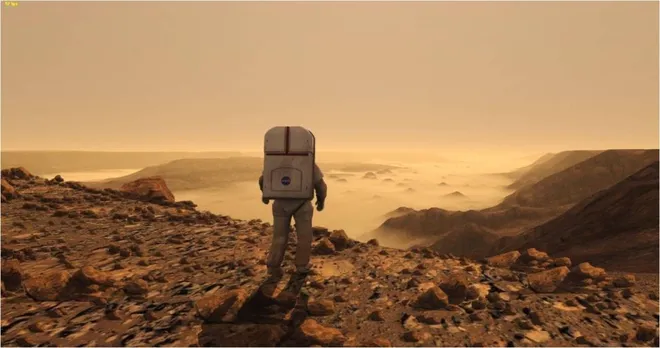Os autores desenvolveram o modelo para tentar prever se astronautas podem chegar a Marte sem desmaiar (Imagem: Reprodução/NASA)