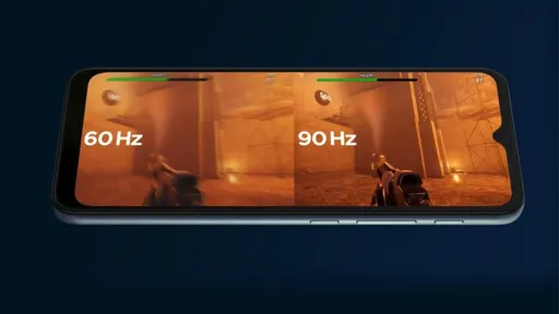 Imagem de marketing do Moto E40 entrega câmera e tela